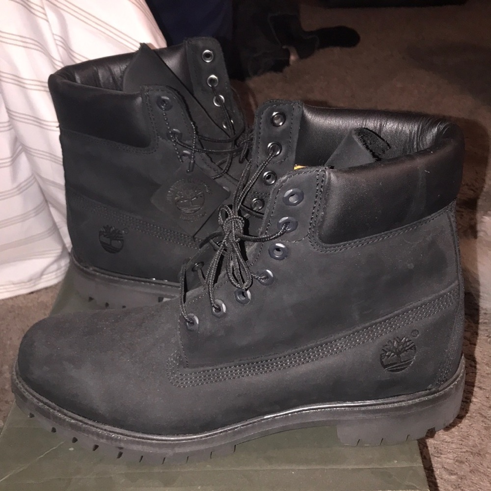 Black Timberland Boots. Size 11.5 Mens